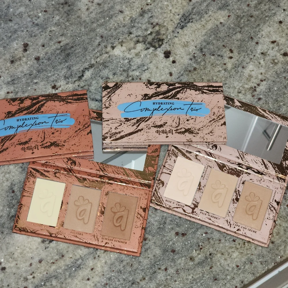 Brand NEW》Alamar ☆ Hydrating Brighten & Bronze Complexion Trio (Medium/Tan)